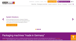 Desktop Screenshot of loeschpack.com