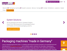 Tablet Screenshot of loeschpack.com